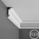 GZYMS FLEX C321F LUXXUS ORAC DECOR SZTUKATERIA, ELASTYCZNE LISTWY SUFITOWE, LISTWY SUFITOWE, GŁADKIE SUFITOWE, LISTWY DO MALOWAN