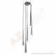 Lampa STYLO 5 pendant MD 1220A-5 chrome metal/glass Azzardo