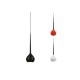 Lampa AGA-1 pendant MD1289-1 red /black metal / glas Azzardo