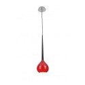 Lampa AGA-1 pendant MD1289-1 red /black metal / glas Azzardo