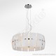 Lampa TAURUSpendant MD 2050-4W white glass/chrome Azzardo