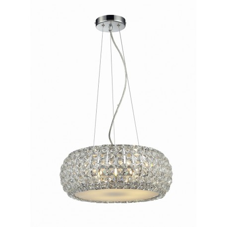 Lampa SOPHIA 3 pendant 5024-3P crystal/metal/ chrome Azzardo