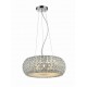 Lampa SOPHIA 6 pendant 5024-6P crystal/metal/ chrome Azzardo