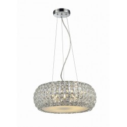 Lampa SOPHIA 6 pendant 5024-6P crystal/metal/ chrome Azzardo