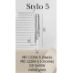 Lampa STYLO 5 pendant MD 1220A-5 black metal/glass Azzardo