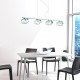 Lampa RUBIC 4 pendant 1798-4P chrome metal/glass Azzardo