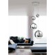 Lampa SILVER BALL 40 pendant LP5034-XL metal/glass chrome/chr Azzardo