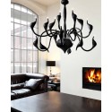 Lampa SNAKE 2 pendant MP 6230-15 black metal Azzardo